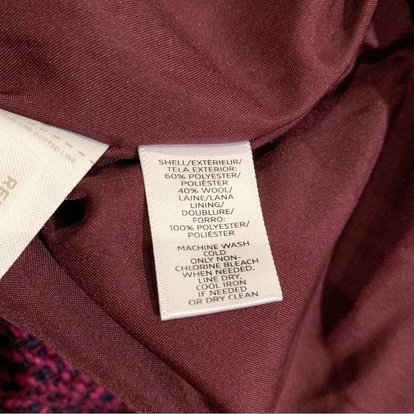 LOFT Wool Blend Pink Y2K Mini Skirt - Picture 4 of 5